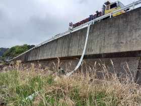 釜の口バス停上