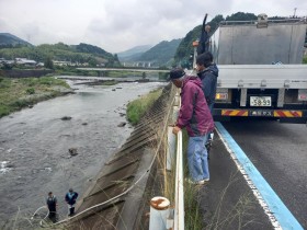釜の口堰下流