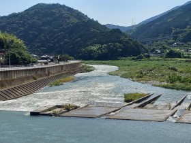 7.15舟形橋より下流